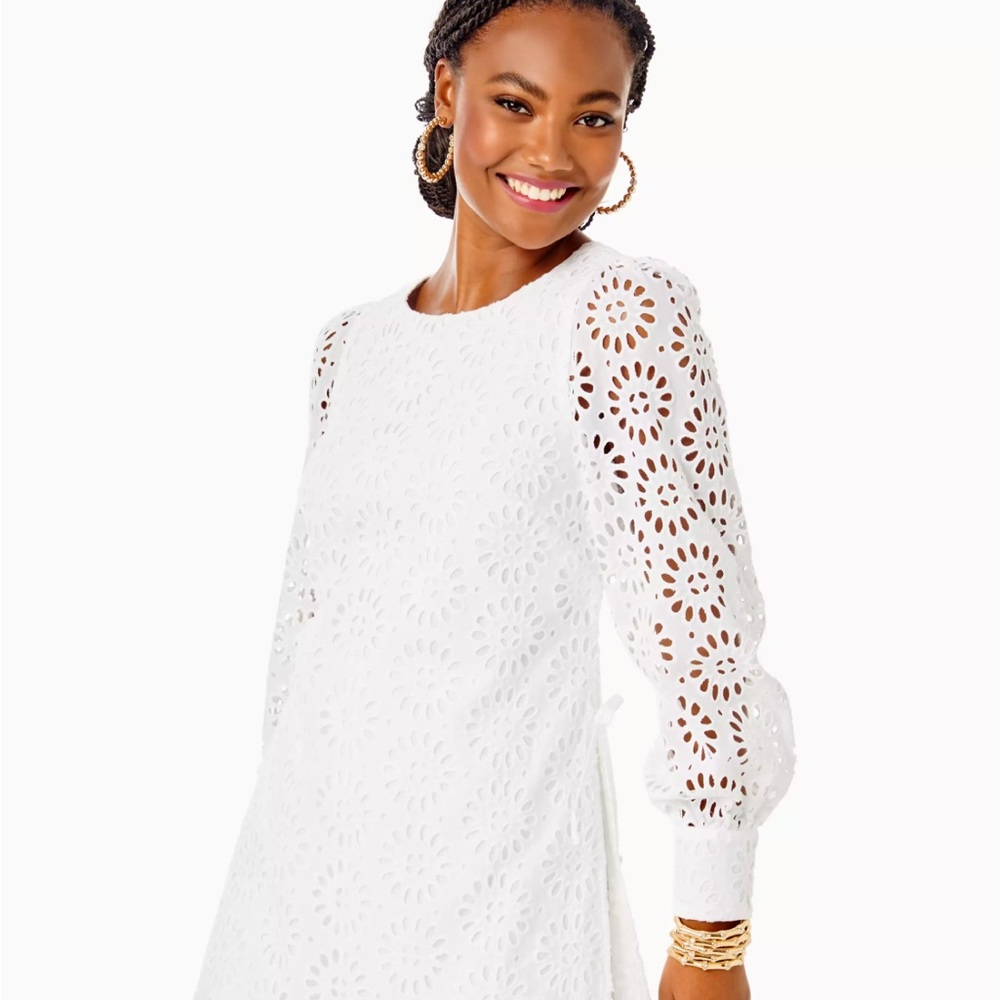 Lilly Pulitzer Aisha Eyelet Romper - with tags, brand new!